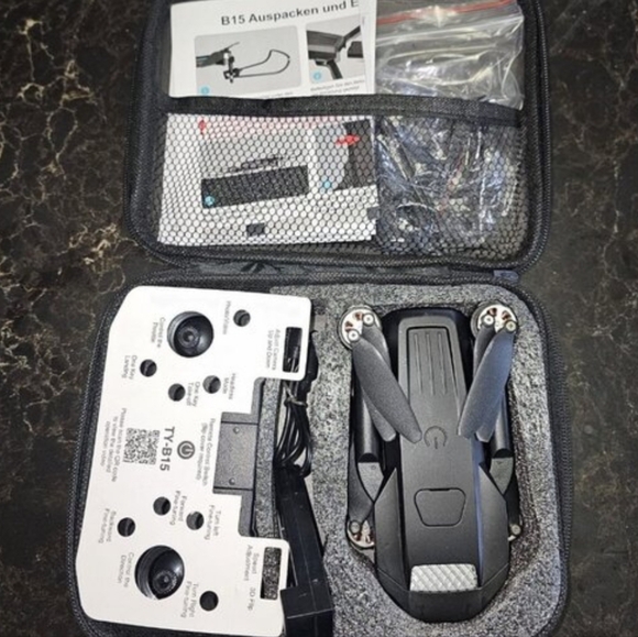 Rietelf Black Drone with Camera - Picture 3 of 3